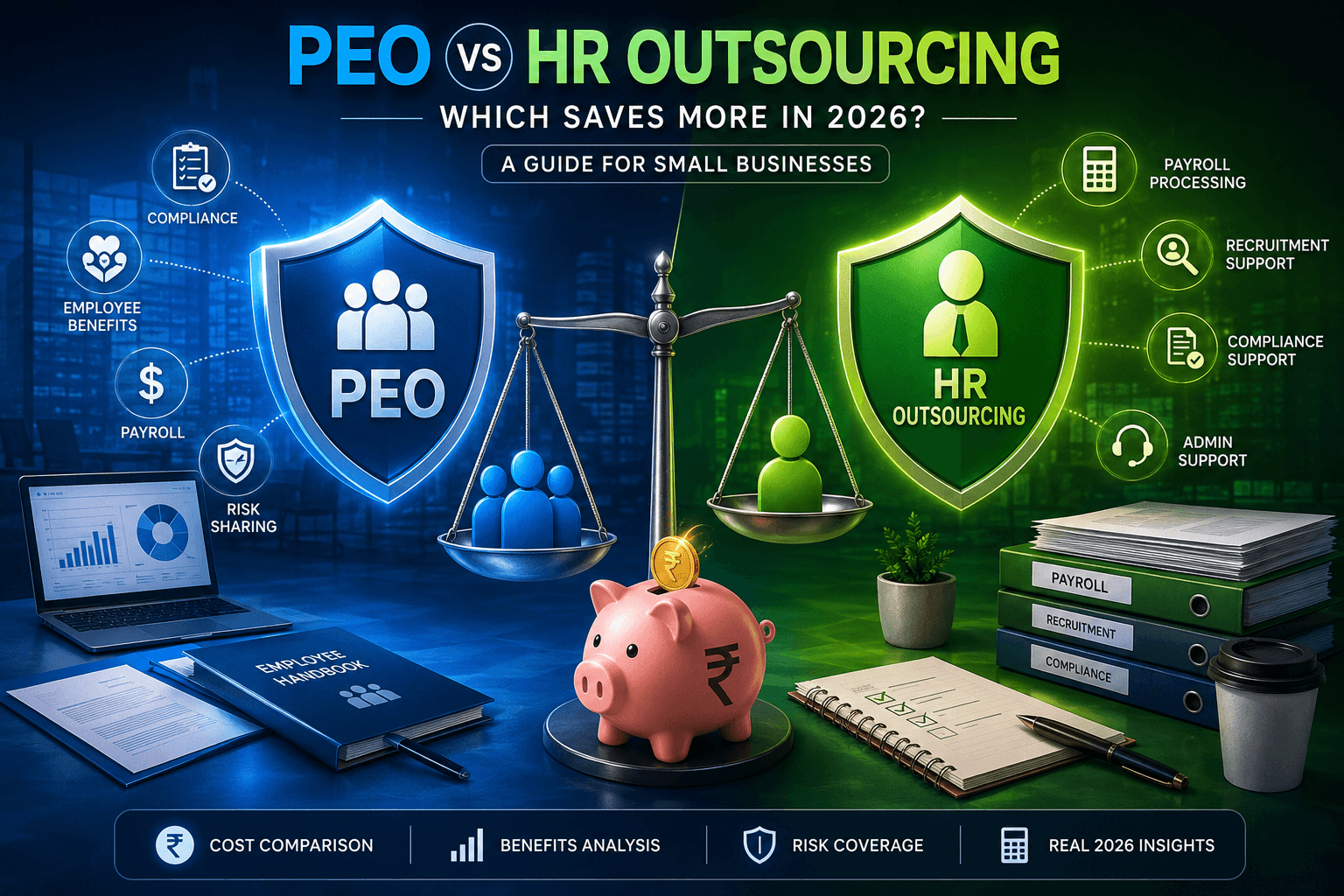 PEO vs HR Outsourcing for Small Business: Which Saves More in 2026?