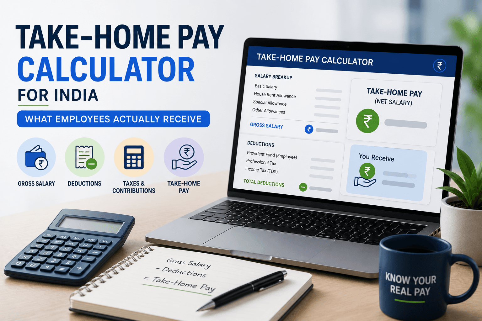 Take-Home Pay Calculator for India: What Employees Actually Receive