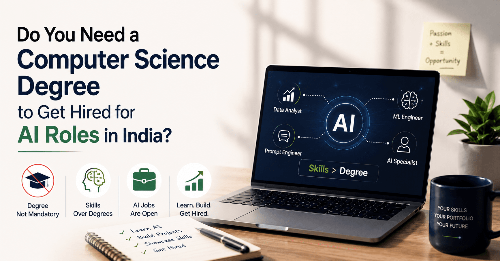 Do You Need a Computer Science Degree to Get Hired for AI Roles in India?