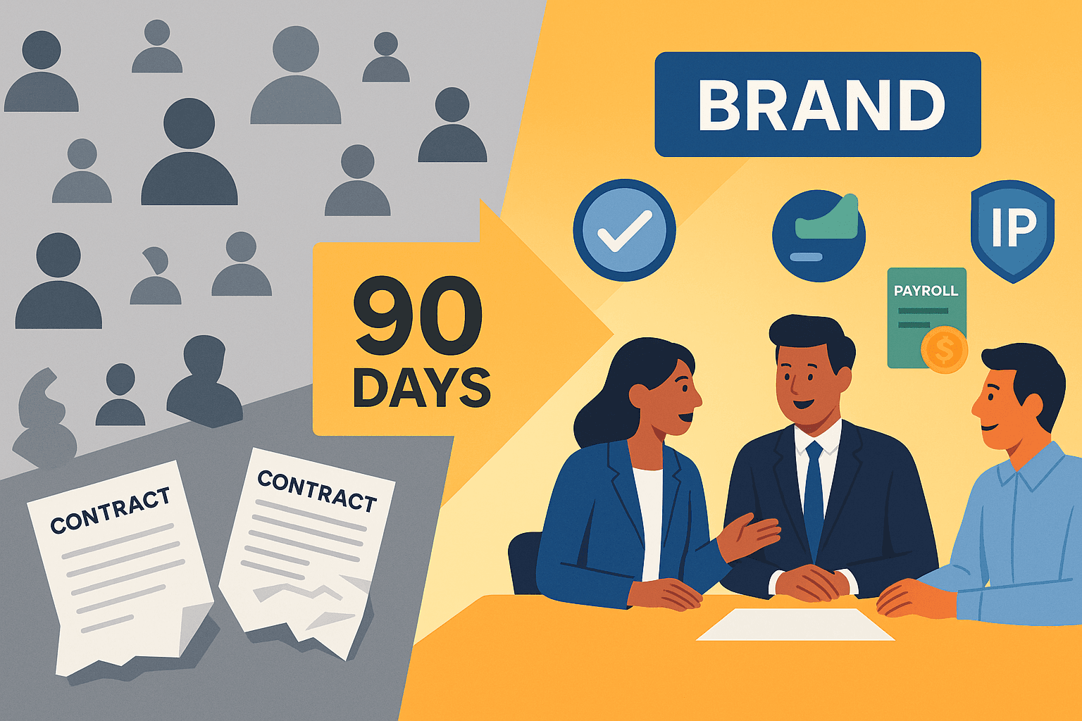 Convert Contractors to Employees in India (Compliant)